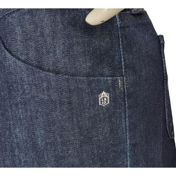 Levi's Dark Wash High-Waisted High Loose Flare Denim Bell Bottom Jeans W…
